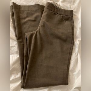 Express Editor Bootleg Brown Dress Pants Size 2